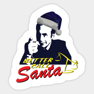 Better Call Santa Sticker